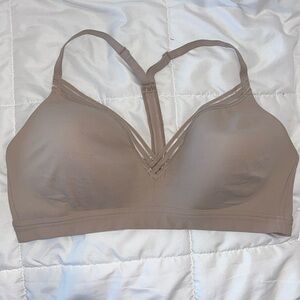 Athleta Sports Bra  XL | Nude Flesh-Tone | Adjustable Straps | Medium Su…